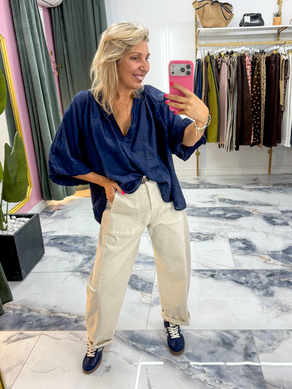 Blouse ELIA marine