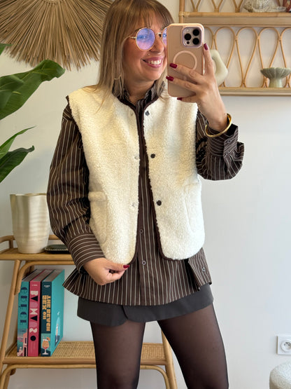 Veste sans manches TEDDY