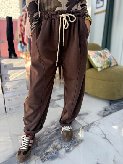 Pantalon jogging ANDY marron