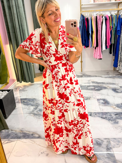 Robe FRESCA rouge