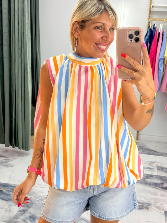 Top MANILLE multicolore