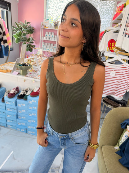 Débardeur ANNICK kaki
