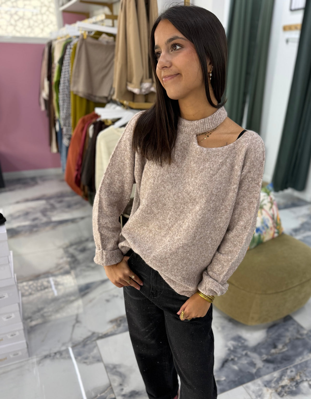 Pull NAOMIE beige
