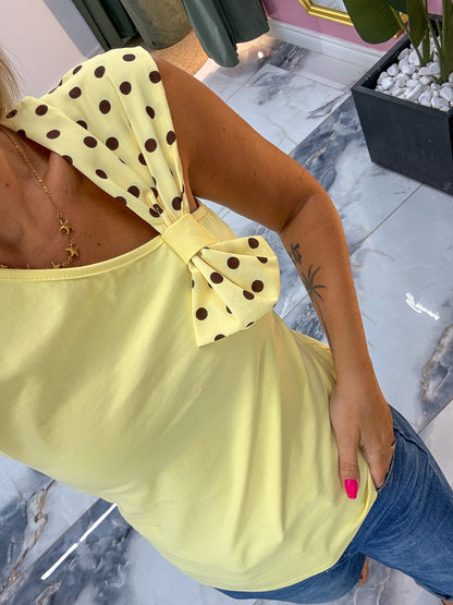 Top JOSEPHINE Jaune