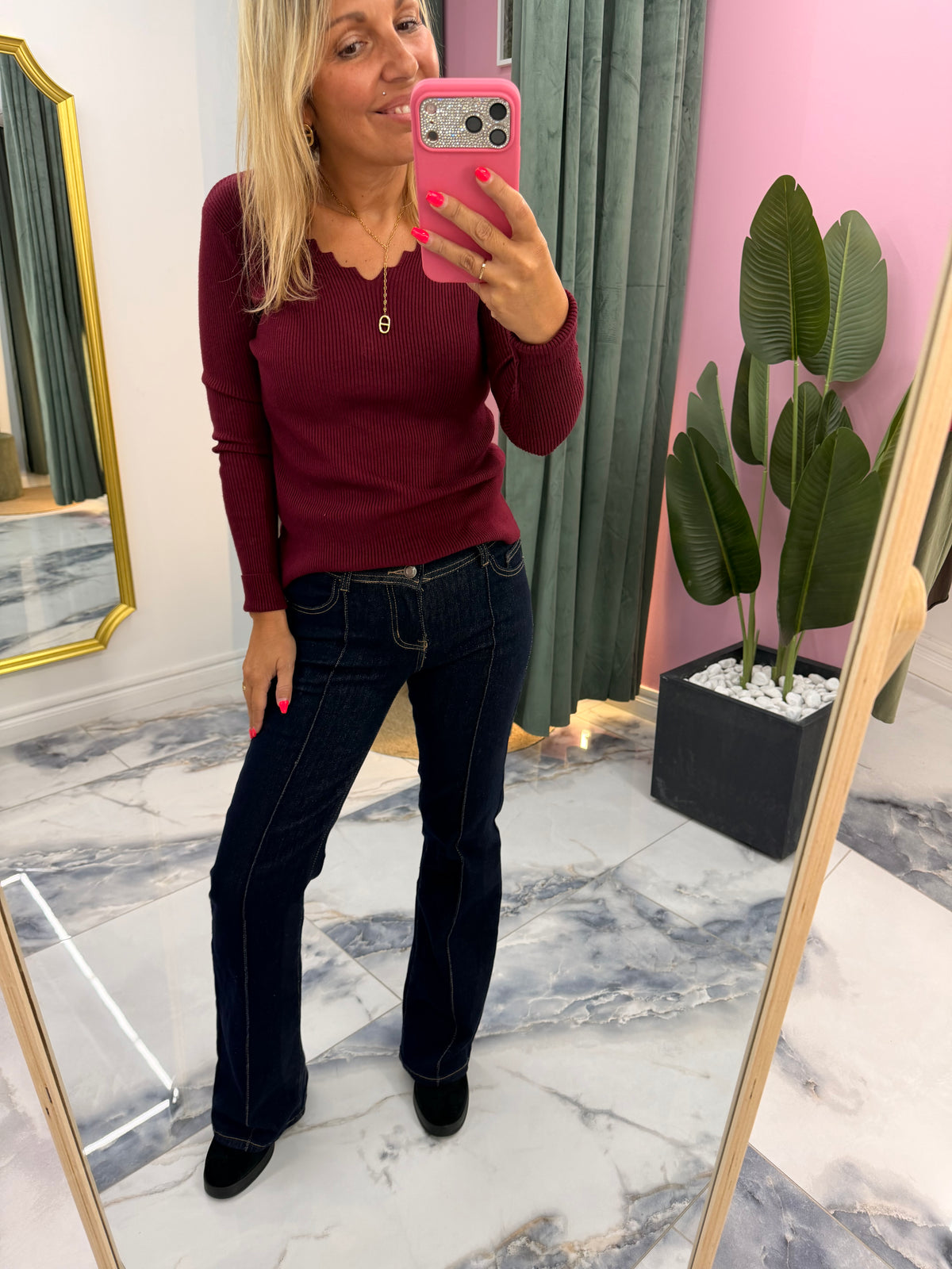 Pull ALBANE Bordeaux