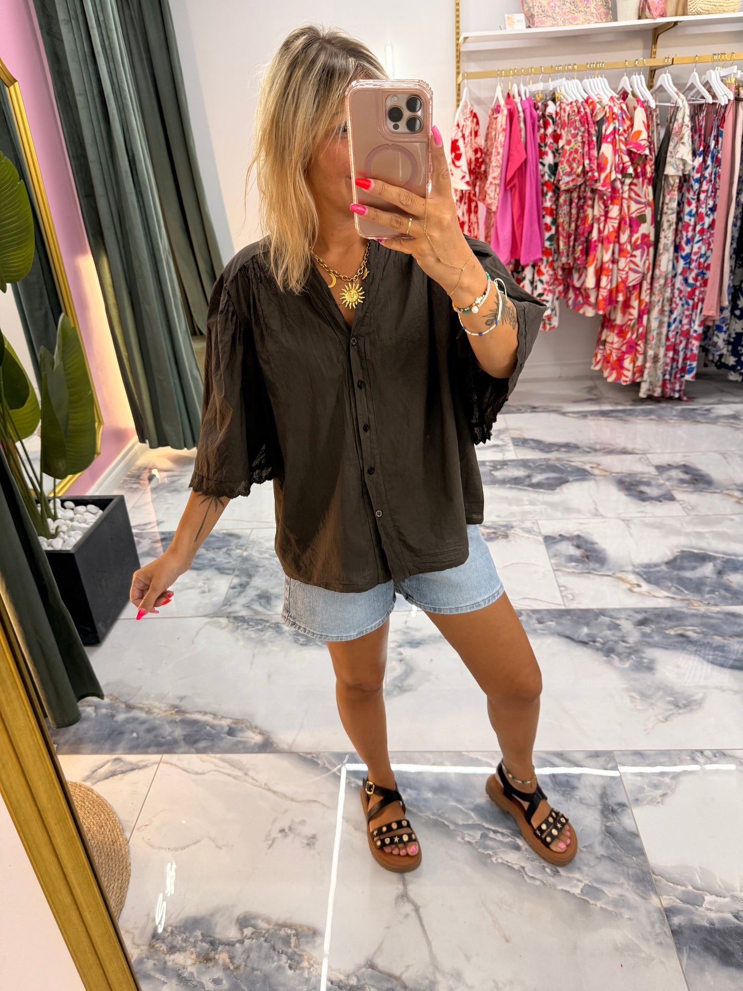 Blouse NORA Chocolat