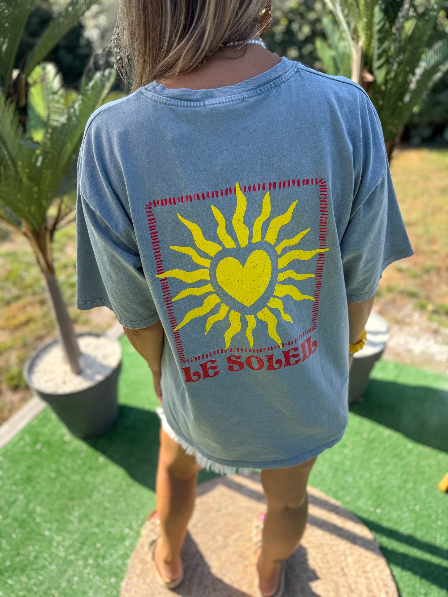T-shirt LE SOLEIL bleu