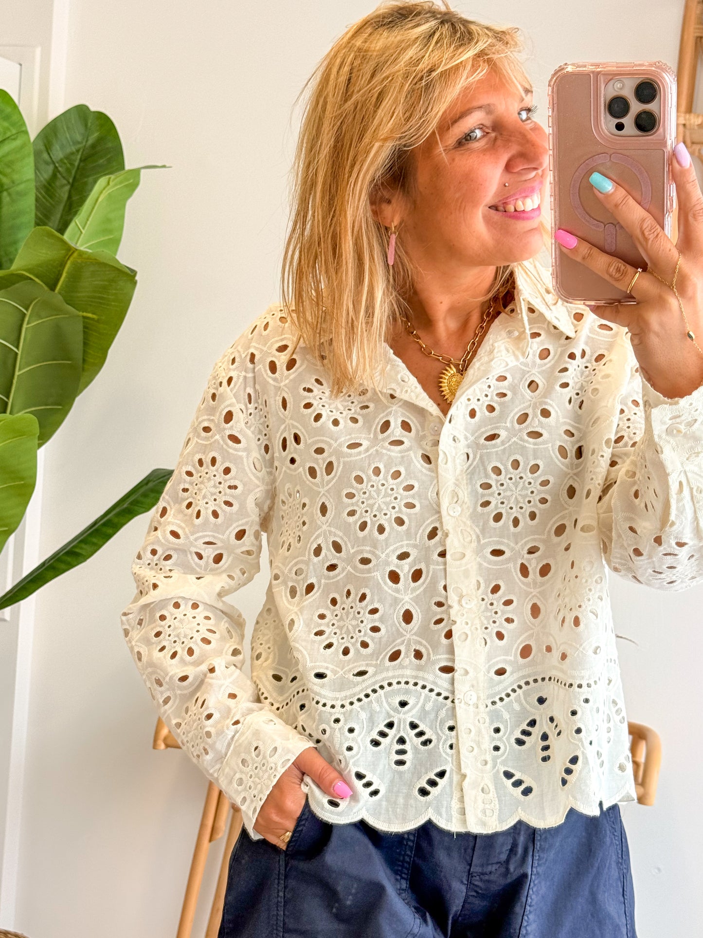 Chemise DOLCE broderie