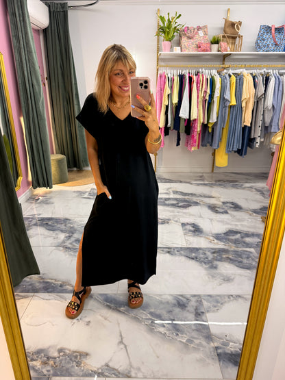 Robe CAMÉLIA noir