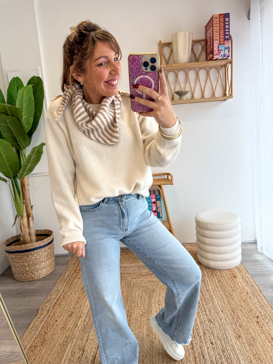 Pull ESSENTIEL beige