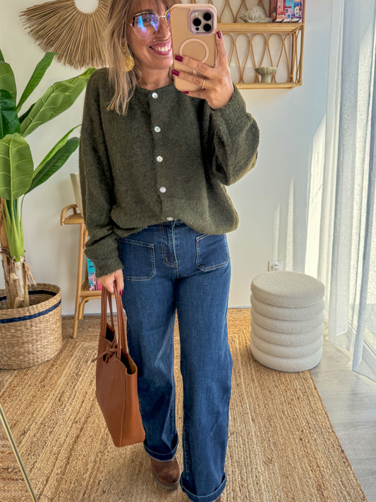 Gilet MEGGY Kaki