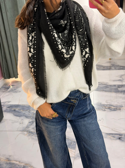 Foulard ANDREA noir