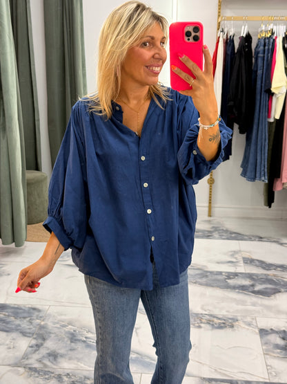 Blouse ELINA Bleu marine