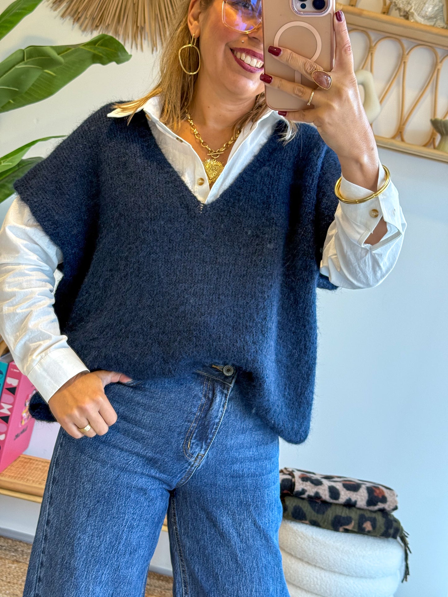 Pull ELIOT bleu marine