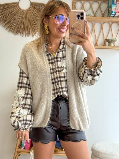 Gilet Alpaga EVRY beige