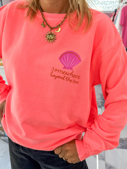 Sweat COQUILLAGE corail