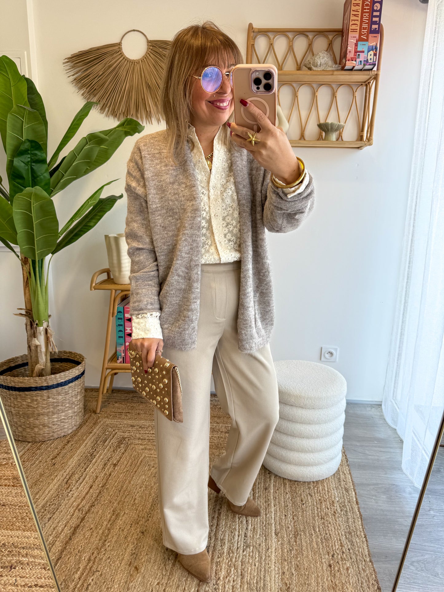 Gilet LIORA Taupe