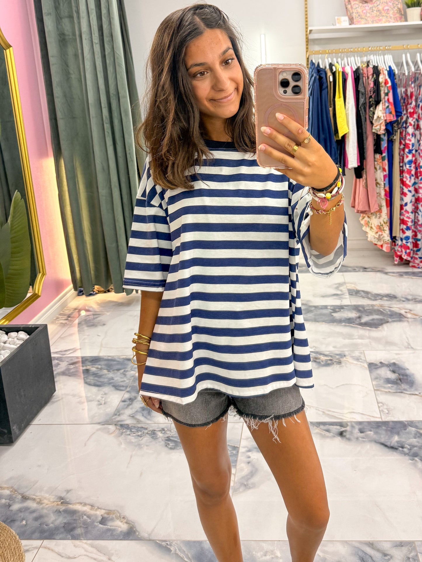 T-shirt BEACH bleu marine