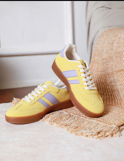 Baskets RÉTRO jaune