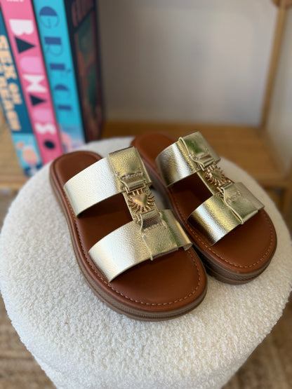 Sandales ALOHA Doré