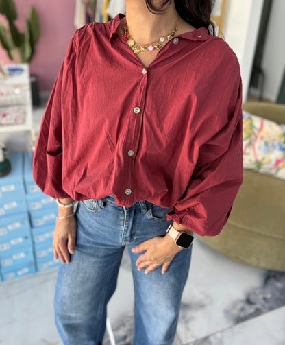 Blouse ELINA Bordeaux