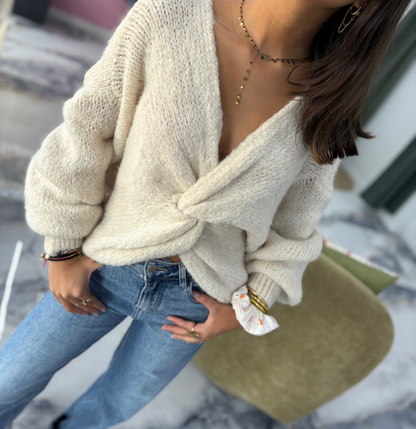 Pull TWIST écru