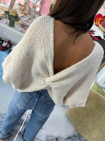 Pull TWIST écru
