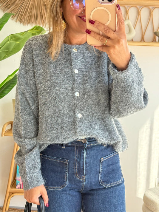 Gilet MEGGY Gris