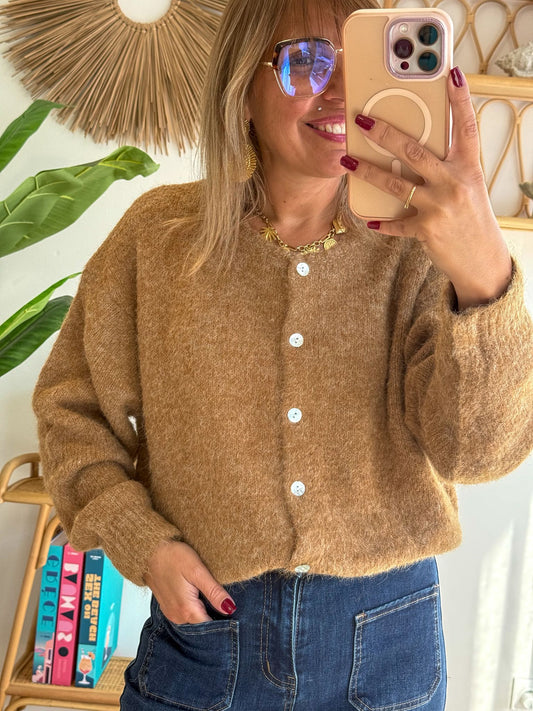gilet MEGGY camel