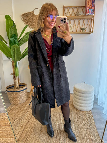 Manteau ANYA noir