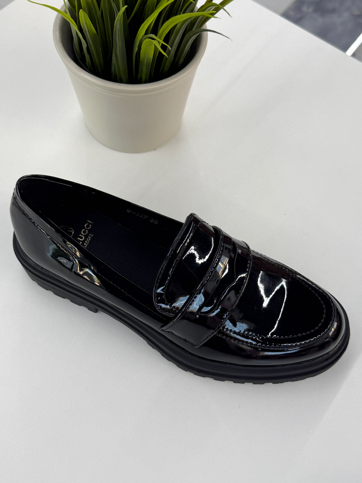 Mocassins VERONA Noir vernis