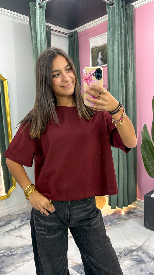 T-shirt GASTON Bordeaux
