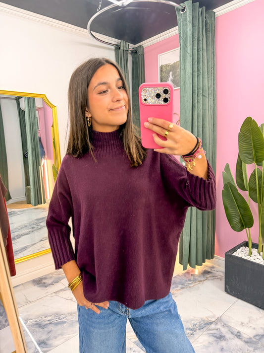 Pull ELOISE Bordeaux