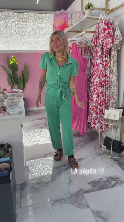 Combinaison ZOÉ vert Gucci