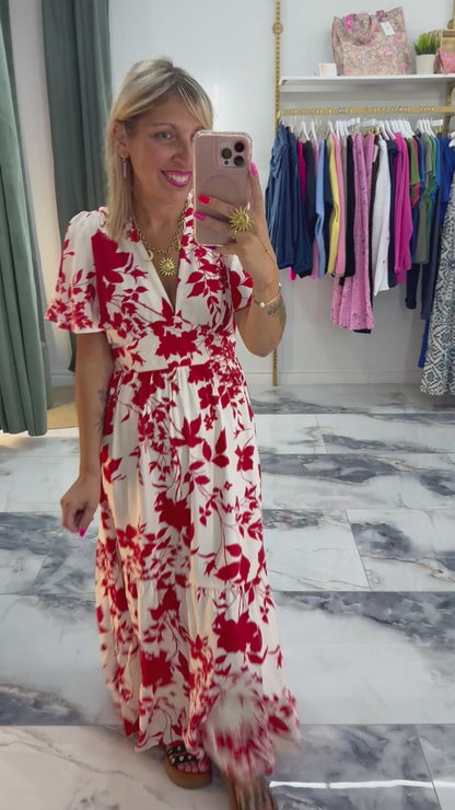 Robe FRESCA rouge