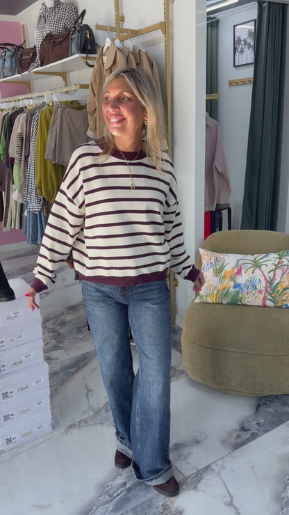 Pull CASSANDRE Bordeaux