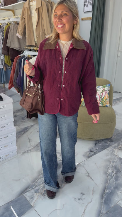 Veste DAPHNE Bordeaux