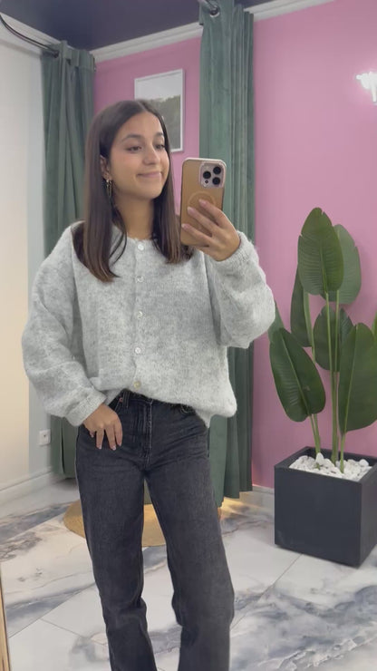 Gilet MEGGY gris clair