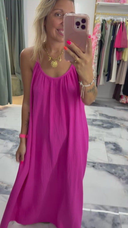 Robe AMALIA fushia