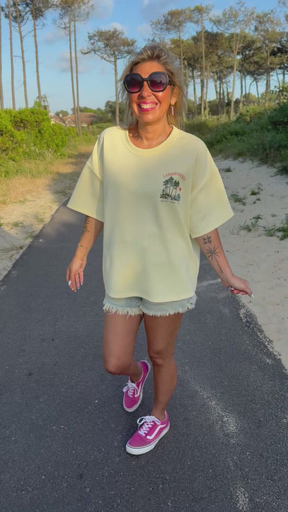 T-shirt SWEETY Créa’ LANDES Jaune- Pré CO -envoi fin JUIN 🌊