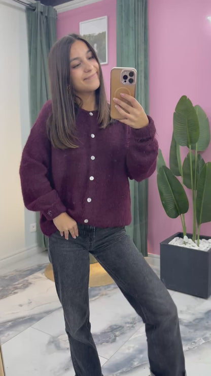 Gilet MEGGY bordeaux