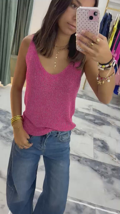 Top SHiNE Fushia