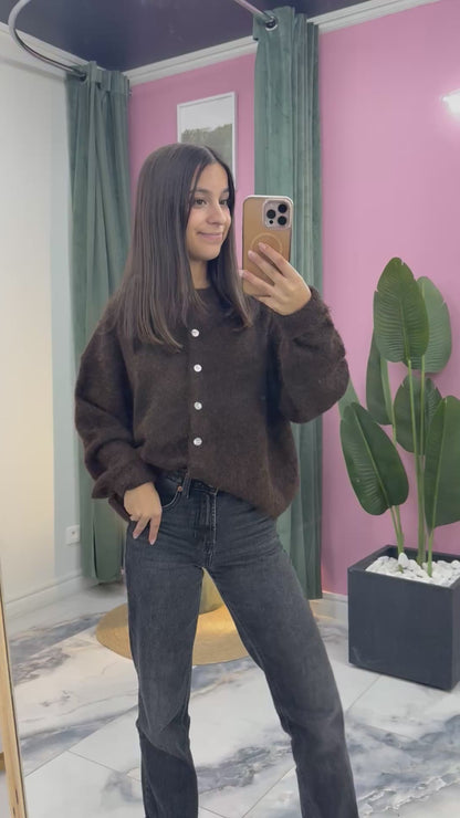Gilet MEGGY marron