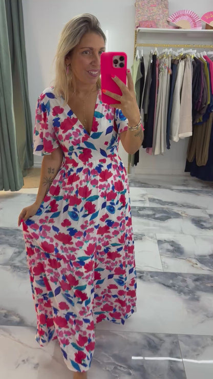 Robe HORTENSE Fushia