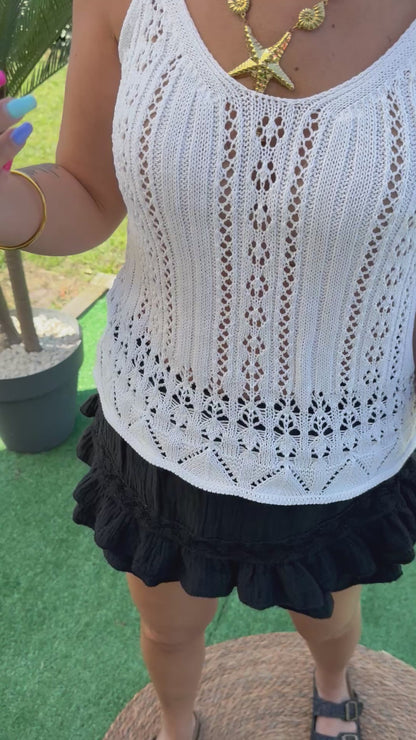 Jupe short CAPRI noir