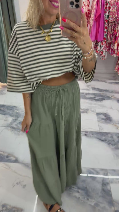 T-shirt SORBET kaki