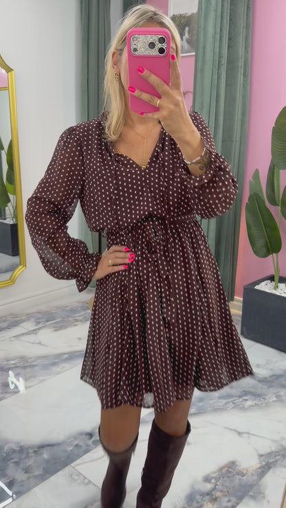 Robe SALOMÉ marron