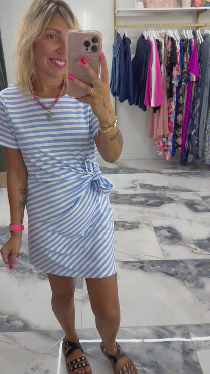 Robe courte MARBELLA Bleu