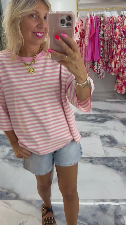 T-shirt SORBET rose