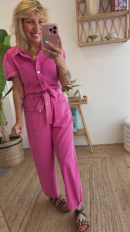 Combinaison ZOÉ rose